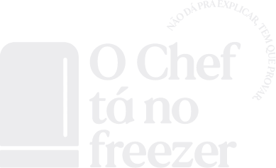 Logo branco: O Chef tá no Freezer